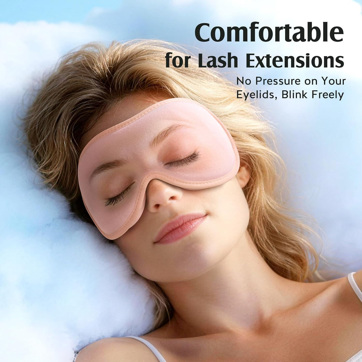 Sleep Mask for Women Lash Extension 3D PRO Eye Mask for Sleeping