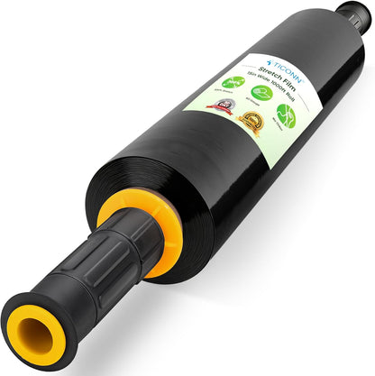 Stretch Wrap Roll, 15 in x 1000 ft Plastic Wrap for Moving Furniture
