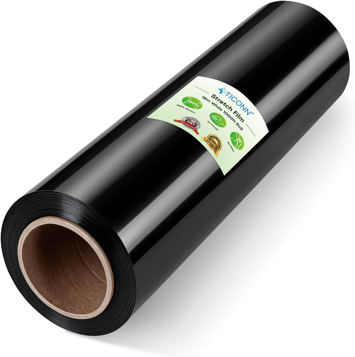 Stretch Wrap Roll, 15 in x 1000 ft Plastic Wrap for Moving Furniture