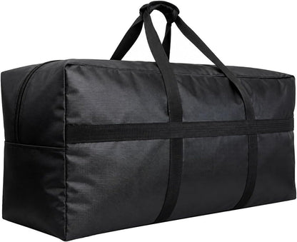 Extra Large Duffle Bag for Travel, Big XL Foldable Duffel Black