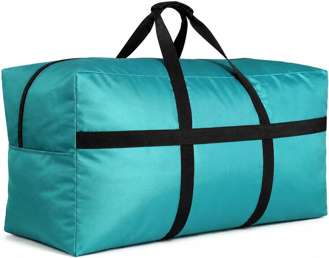 Extra Large Duffle Bag for Travel, Big XL Foldable Duffel Black