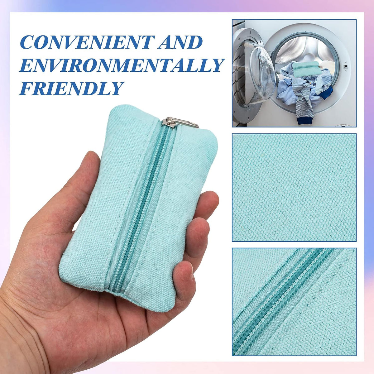 Pocket Tissue Holder, 6 Packs Tissue Holder for Purse, Reusable Travel Tissue Pouch, Fabric Purse Zipper Tissue Packs for Coins Tissue Cards Travel Office, 5.1 x 3.1 Inches