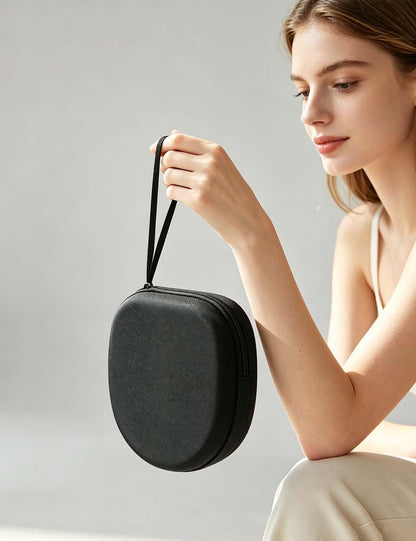 Earphone Case, Headphone Earbud Hard Protective Carrying earplug Case Bag for Wired Earphones MP3 Small Items