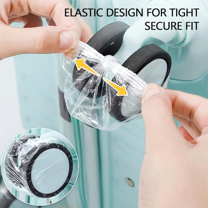 Suitcase Wheel Covers, 100 Pack Luggage Wheel Protector Covers
