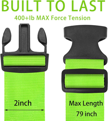 Luggage Straps for Suitcases,79" Long Adjustable Luggage Belts