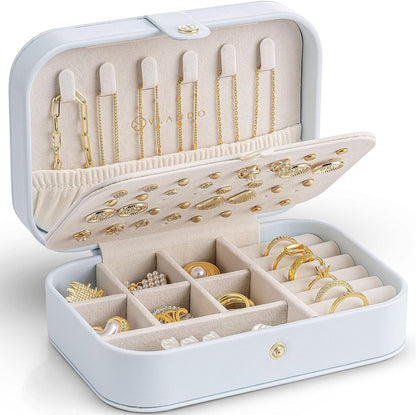 Travel Jewelry Case, Portable Jewelry Earring Box Organizer