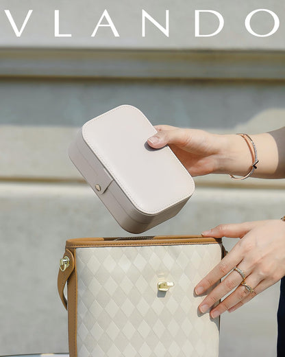 Travel Jewelry Case, Portable Jewelry Earring Box Organizer