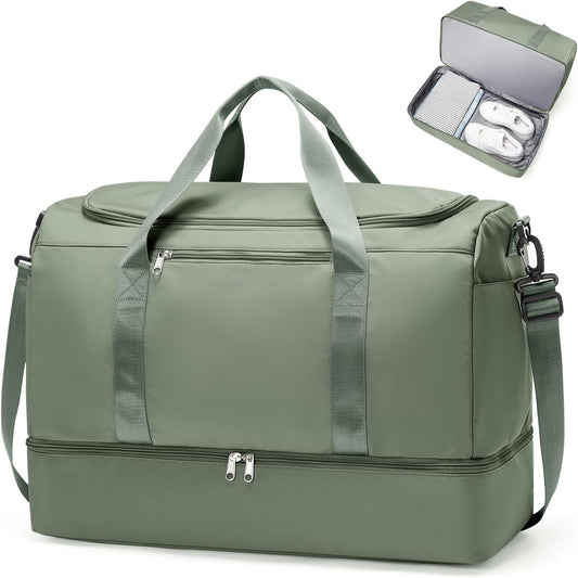 Extra Large Travel Duffle Bag, Carry-On Weekender Bags for Women Travel - Colors B