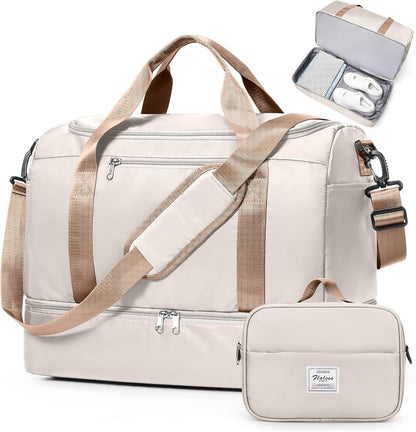 Extra Large Travel Duffle Bag, Carry-On Weekender Bags for Women Travel - Colors B
