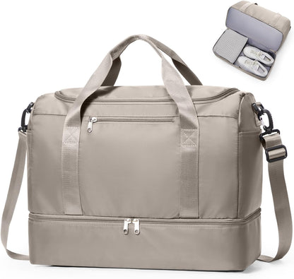 Extra Large Travel Duffle Bag, Carry-On Weekender Bags for Women Travel - Colors B