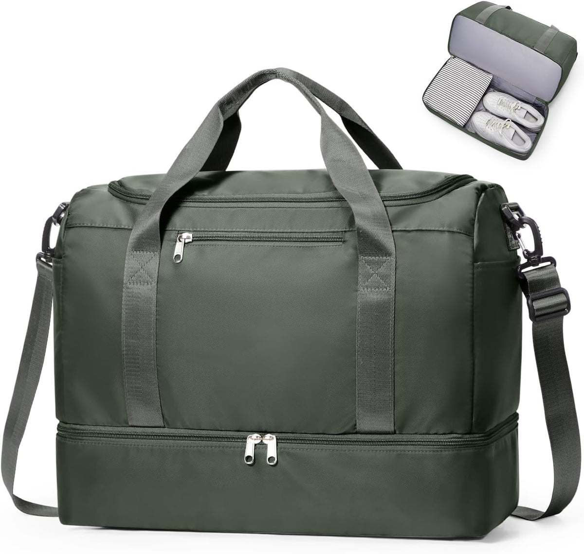 Extra Large Travel Duffle Bag, Carry-On Weekender Bags for Women Travel - Colors B