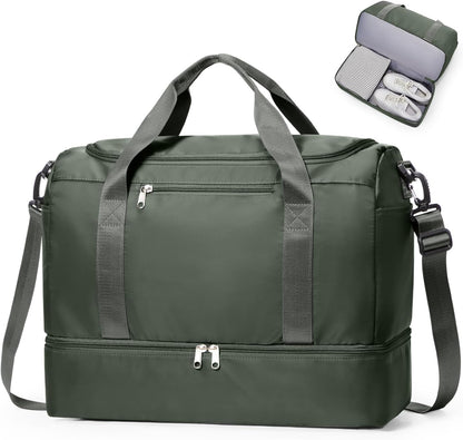 Extra Large Travel Duffle Bag, Carry-On Weekender Bags for Women Travel - Colors B
