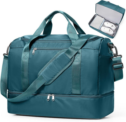 Extra Large Travel Duffle Bag, Carry-On Weekender Bags for Women Travel - Colors B