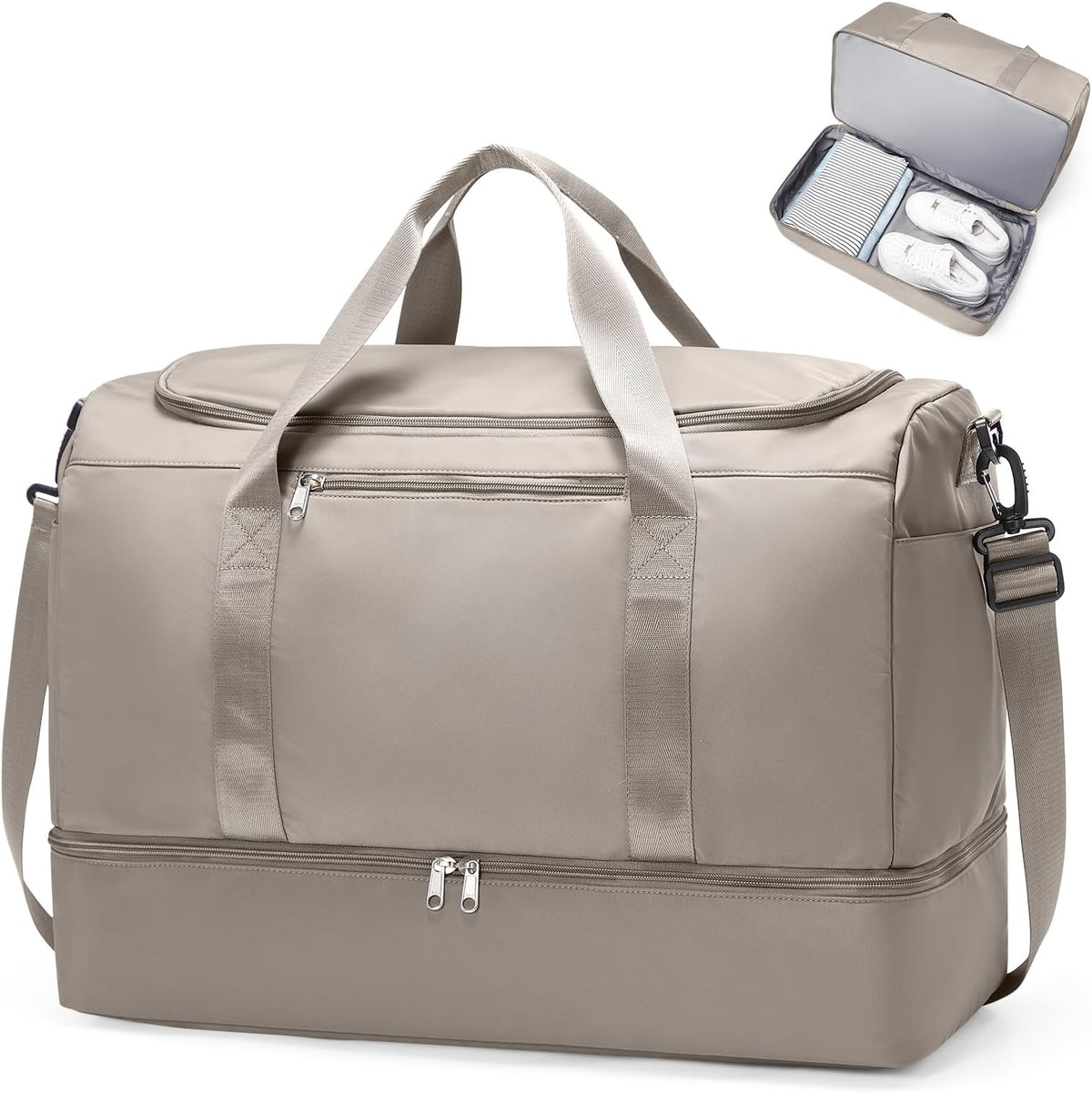 Extra Large Travel Duffle Bag, Carry-On Weekender Bags for Women Travel - Colors B