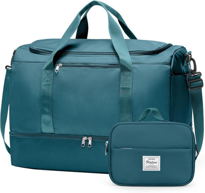 Extra Large Travel Duffle Bag, Carry-On Weekender Bags for Women Travel - Colors B