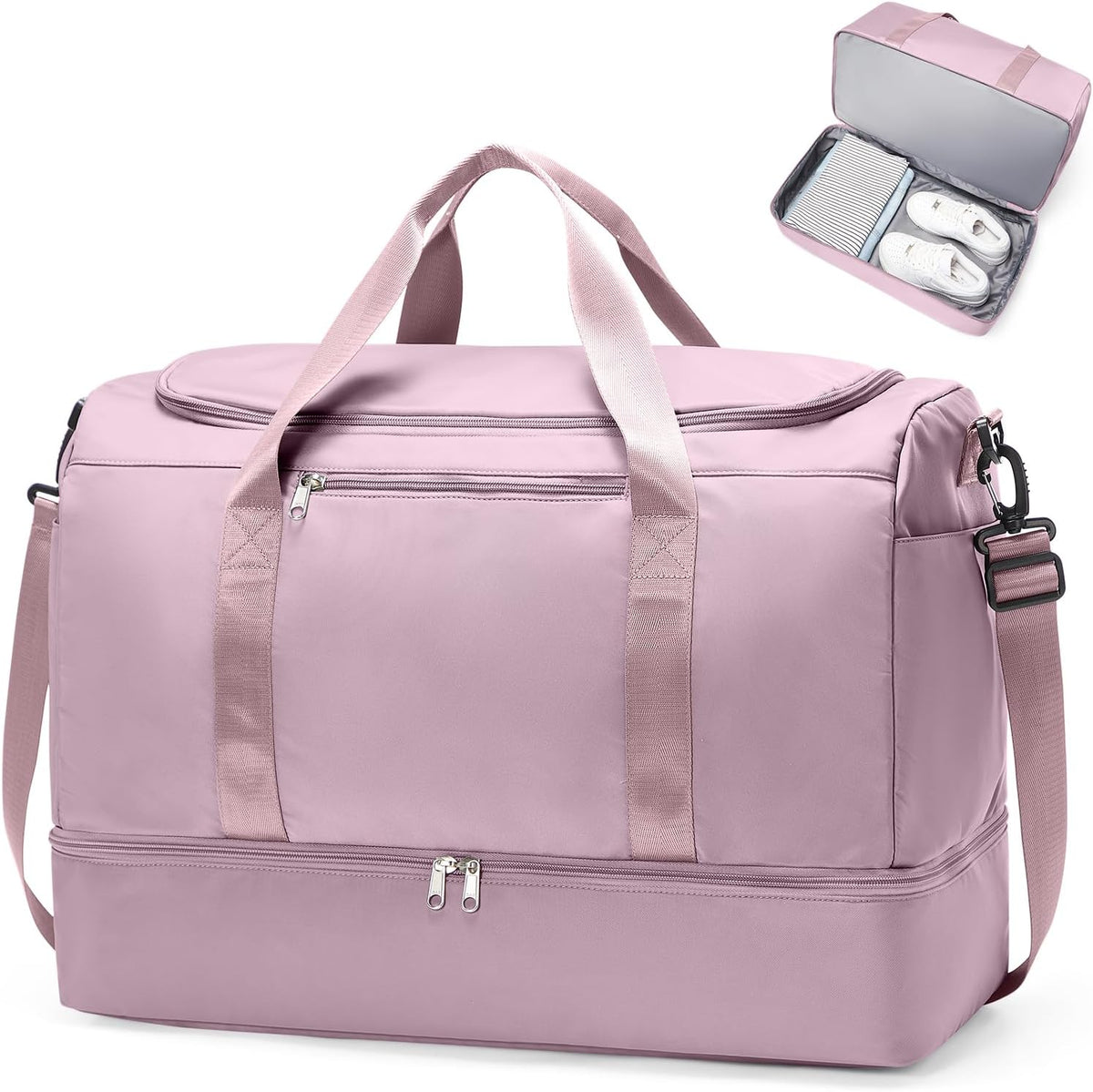 Extra Large Travel Duffle Bag, Carry-On Weekender Bags for Women Travel - Colors B