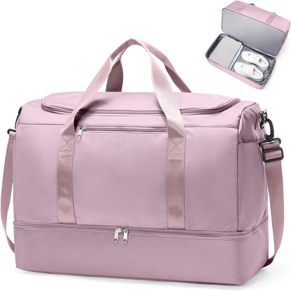 Extra Large Travel Duffle Bag, Carry-On Weekender Bags for Women Travel - Colors B