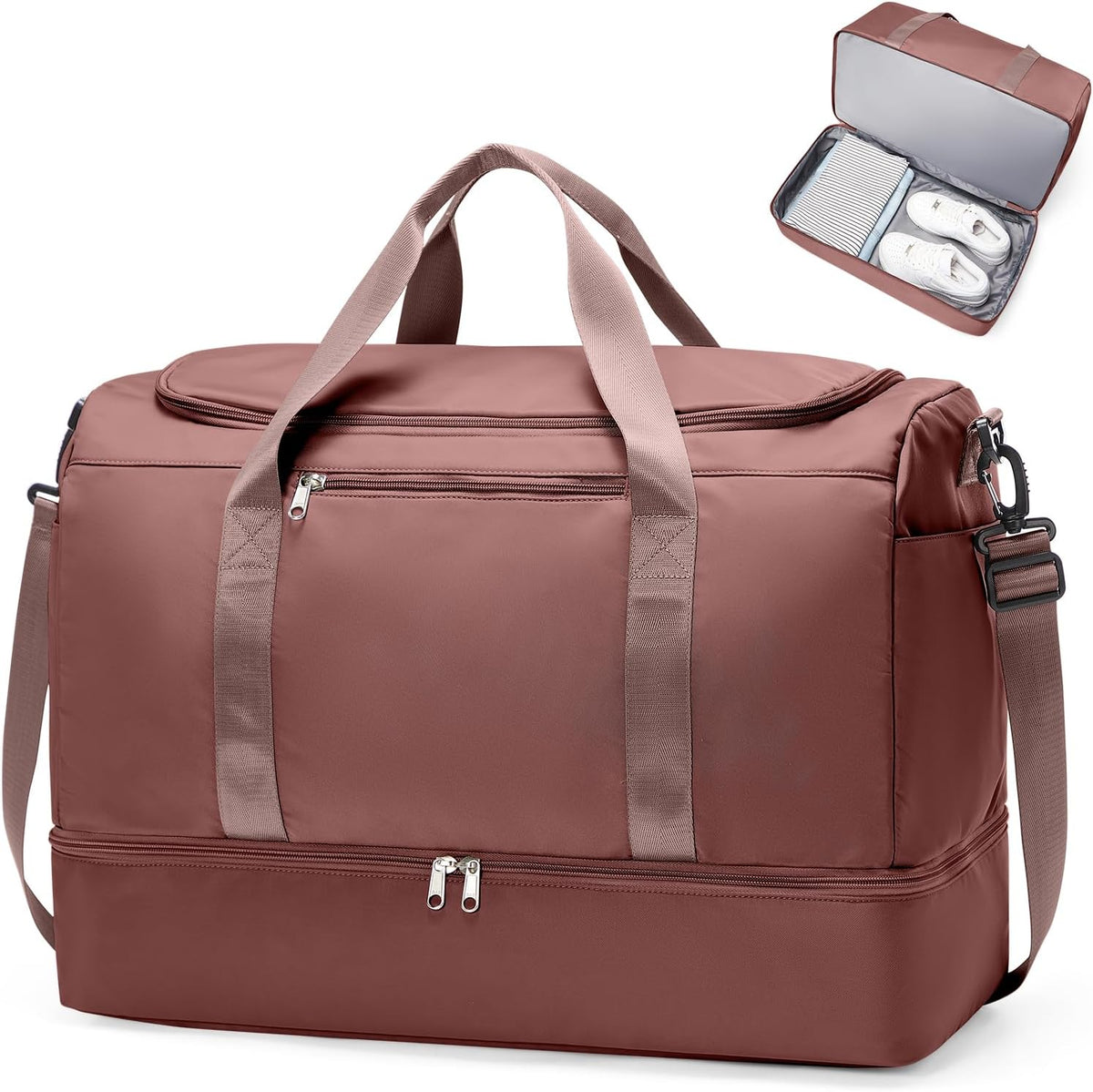 Extra Large Travel Duffle Bag, Carry-On Weekender Bags for Women Travel - Colors B