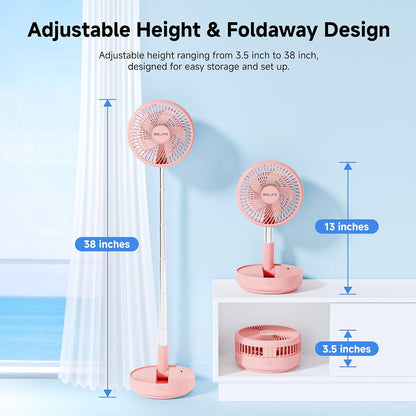 X8 Portable Oscillating Camping Fan for Travel