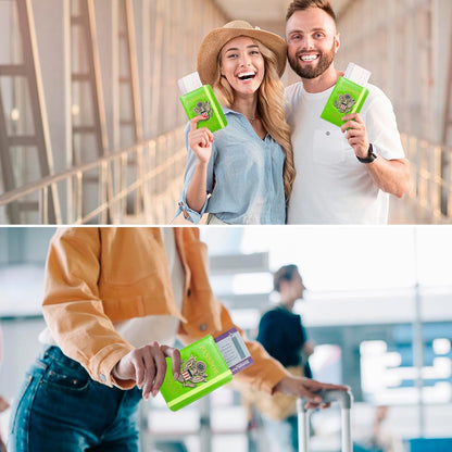 Passport Holder for Men Women RFID Blocking US Passport Cover Case, Waterproof Leather Passport Book Protector with Vaccine Card Slot Travel Document Organizer
