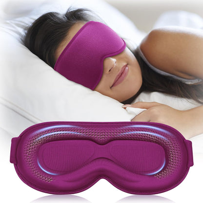 3D Blackout Weighted Sleep Mask, Airplane Travel & Nurse Essential