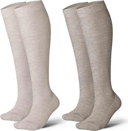 Cotton Compression Socks for Women&Men 20-30mmHg Knee High Cute Support Sock for Nurses Pregnancy Travel