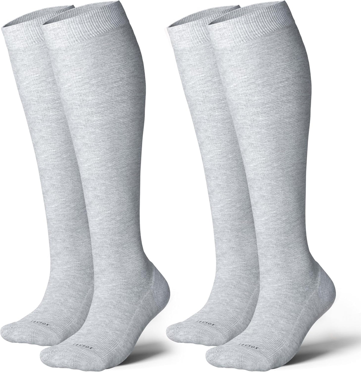 Cotton Compression Socks for Women&Men 20-30mmHg Knee High Cute Support Sock for Nurses Pregnancy Travel