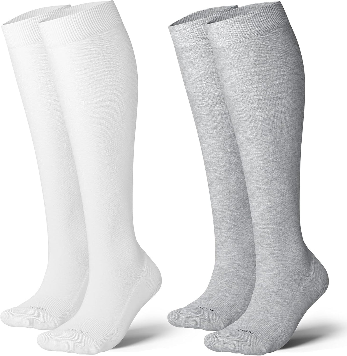 Cotton Compression Socks for Women&Men 20-30mmHg Knee High Cute Support Sock for Nurses Pregnancy Travel
