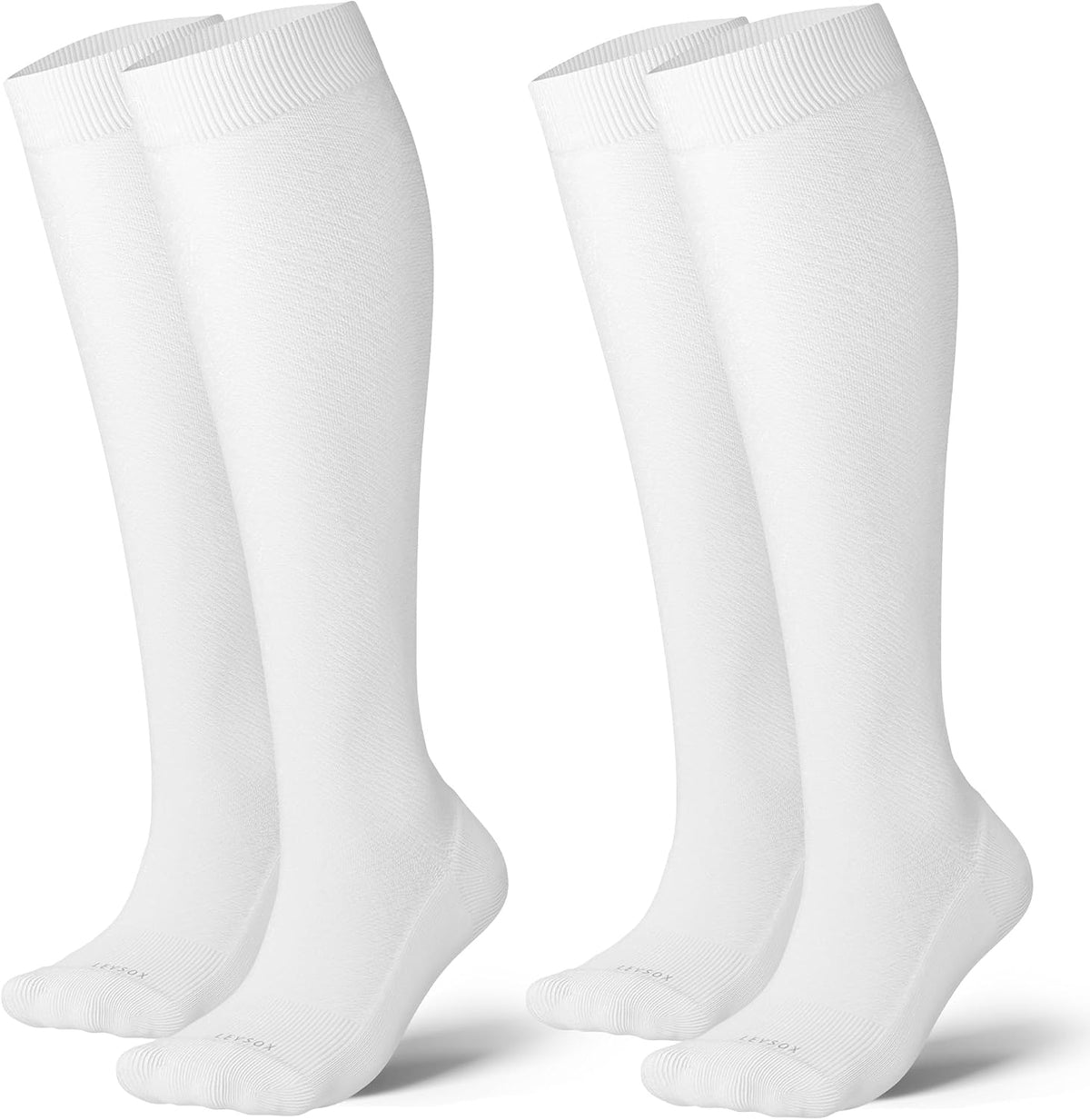 Cotton Compression Socks for Women&Men 20-30mmHg Knee High Cute Support Sock for Nurses Pregnancy Travel