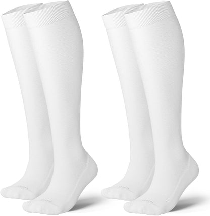 Cotton Compression Socks for Women&Men 20-30mmHg Knee High Cute Support Sock for Nurses Pregnancy Travel