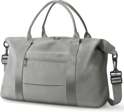 Travel Duffle Bag, Waterproof Weekender Bag Carry On Tote Bags for Women, Travel Essentials Sport Gym Bag for Men, Hospital Bag for Labor and Delivery, Overnight Bag Luggage Bag with Trolley Sleeve