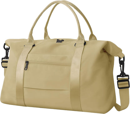 Travel Duffle Bag, Waterproof Weekender Bag Carry On Tote Bags for Women, Travel Essentials Sport Gym Bag for Men, Hospital Bag for Labor and Delivery, Overnight Bag Luggage Bag with Trolley Sleeve