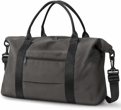 Travel Duffle Bag, Waterproof Weekender Bag Carry On Tote Bags for Women, Travel Essentials Sport Gym Bag for Men, Hospital Bag for Labor and Delivery, Overnight Bag Luggage Bag with Trolley Sleeve