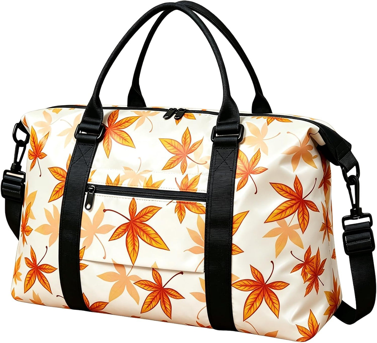 Travel Duffle Bag, Waterproof Weekender Bag Carry On Tote Bags for Women, Travel Essentials Sport Gym Bag for Men, Hospital Bag for Labor and Delivery, Overnight Bag Luggage Bag with Trolley Sleeve