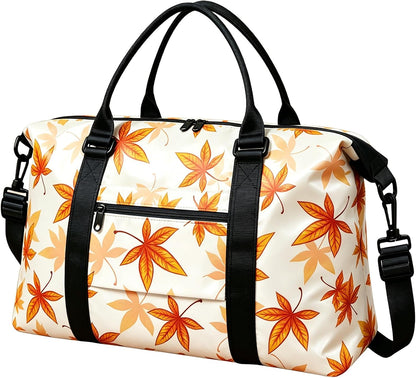 Travel Duffle Bag, Waterproof Weekender Bag Carry On Tote Bags for Women, Travel Essentials Sport Gym Bag for Men, Hospital Bag for Labor and Delivery, Overnight Bag Luggage Bag with Trolley Sleeve