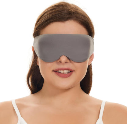 Sleep Mask for Side Sleepers, Machine Washable Eye Mask, Black