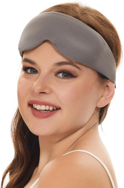 Sleep Mask for Side Sleepers, Machine Washable Eye Mask, Black