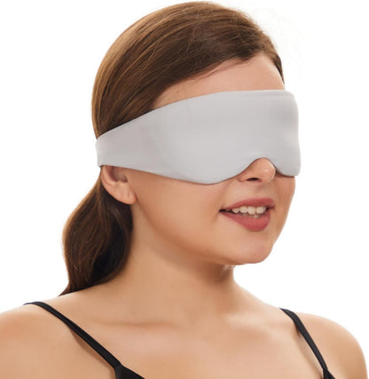 Sleep Mask for Side Sleepers, Machine Washable Eye Mask, Black