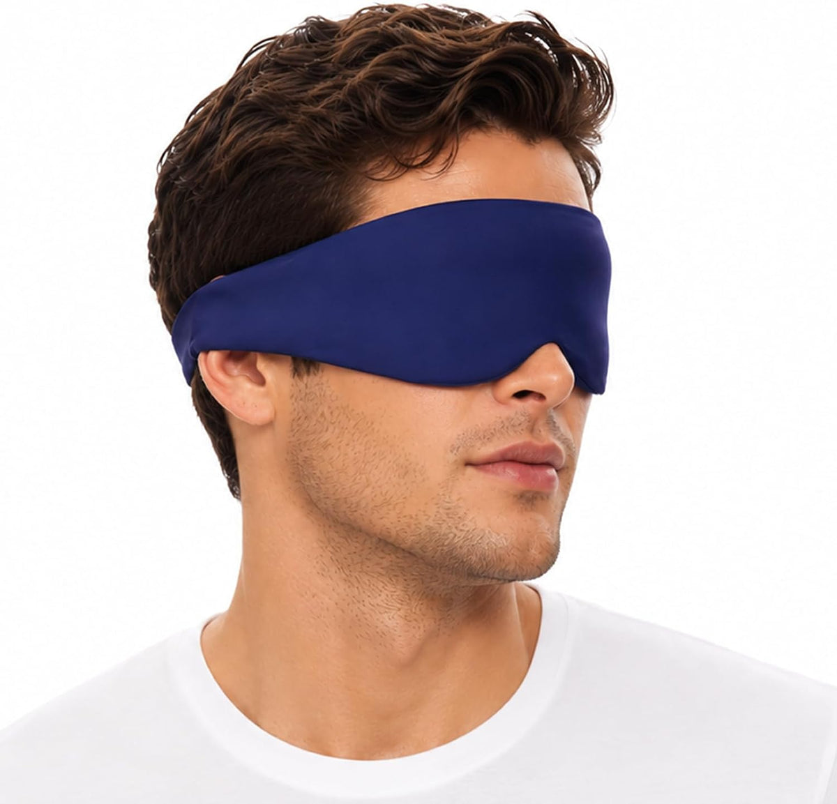Sleep Mask for Side Sleepers, Machine Washable Eye Mask, Black