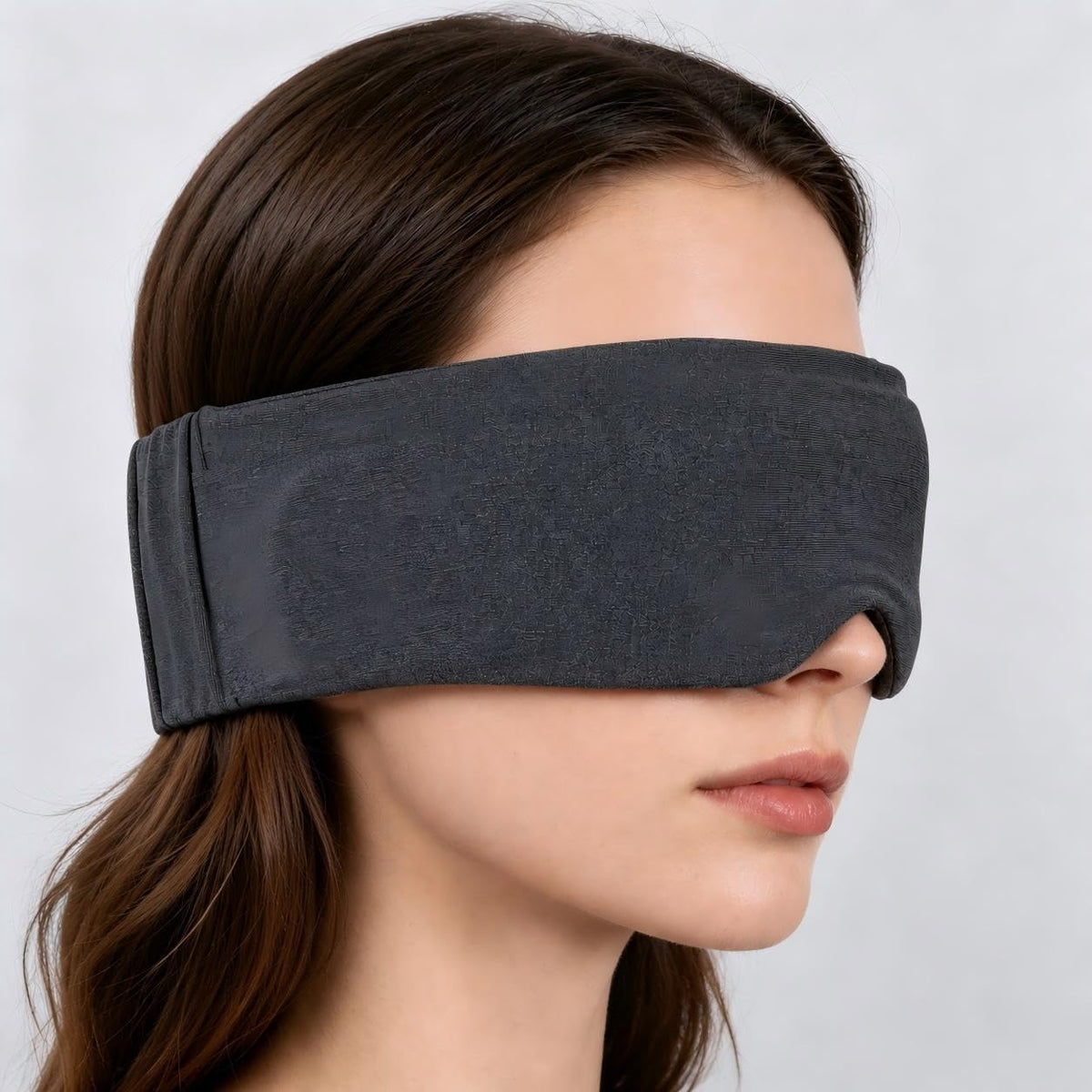 Sleep Mask for Side Sleepers, Machine Washable Eye Mask, Black