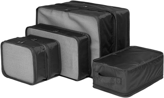 Travel Packing Cubes, Luggage Organizers with Shoe Bag