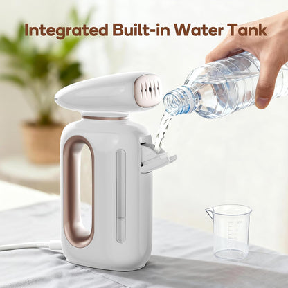 850W Handheld Fabric Steamer for 120V, Sleek Dual-Tone Design