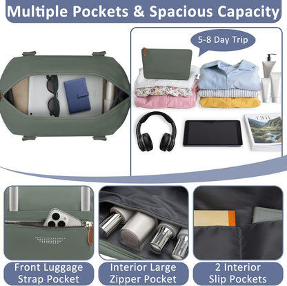 Women Travel Duffle Bags, Weekender Overnight Bag, Hospital Bag
