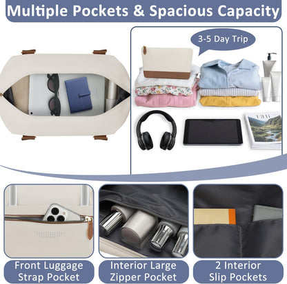 Women Travel Duffle Bags, Weekender Overnight Bag, Hospital Bag