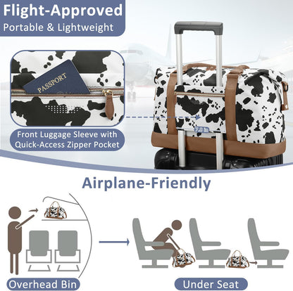 Women Travel Duffle Bags, Weekender Overnight Bag, Hospital Bag