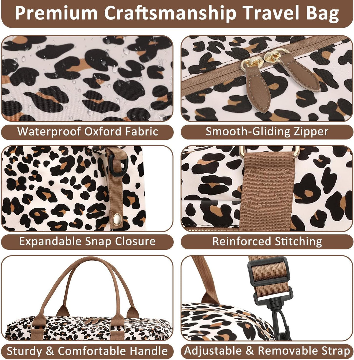 Women Travel Duffle Bags, Weekender Overnight Bag, Hospital Bag