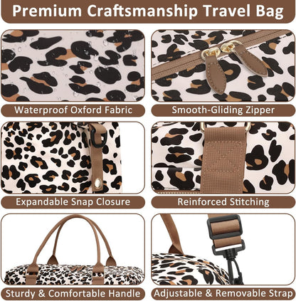 Women Travel Duffle Bags, Weekender Overnight Bag, Hospital Bag