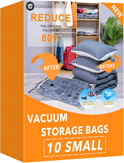 Vacuum Storage Bags for Clothing, 12-Pack, Jumbo
