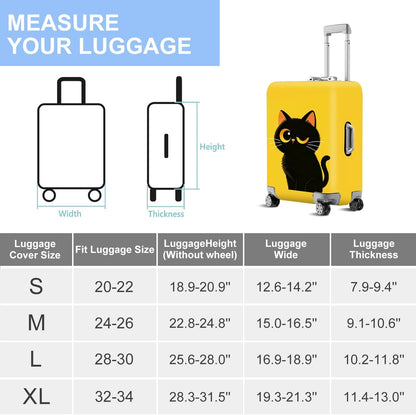 Retro Mountain Landscape Sunset Travel Luggage Cover -Stretchable Airplane Suitcase Protector Sleeve,Universal Washable Fit for 20-22 Inch Checked Baggage,Water Resistant Durable Luggage Protector - Colors A