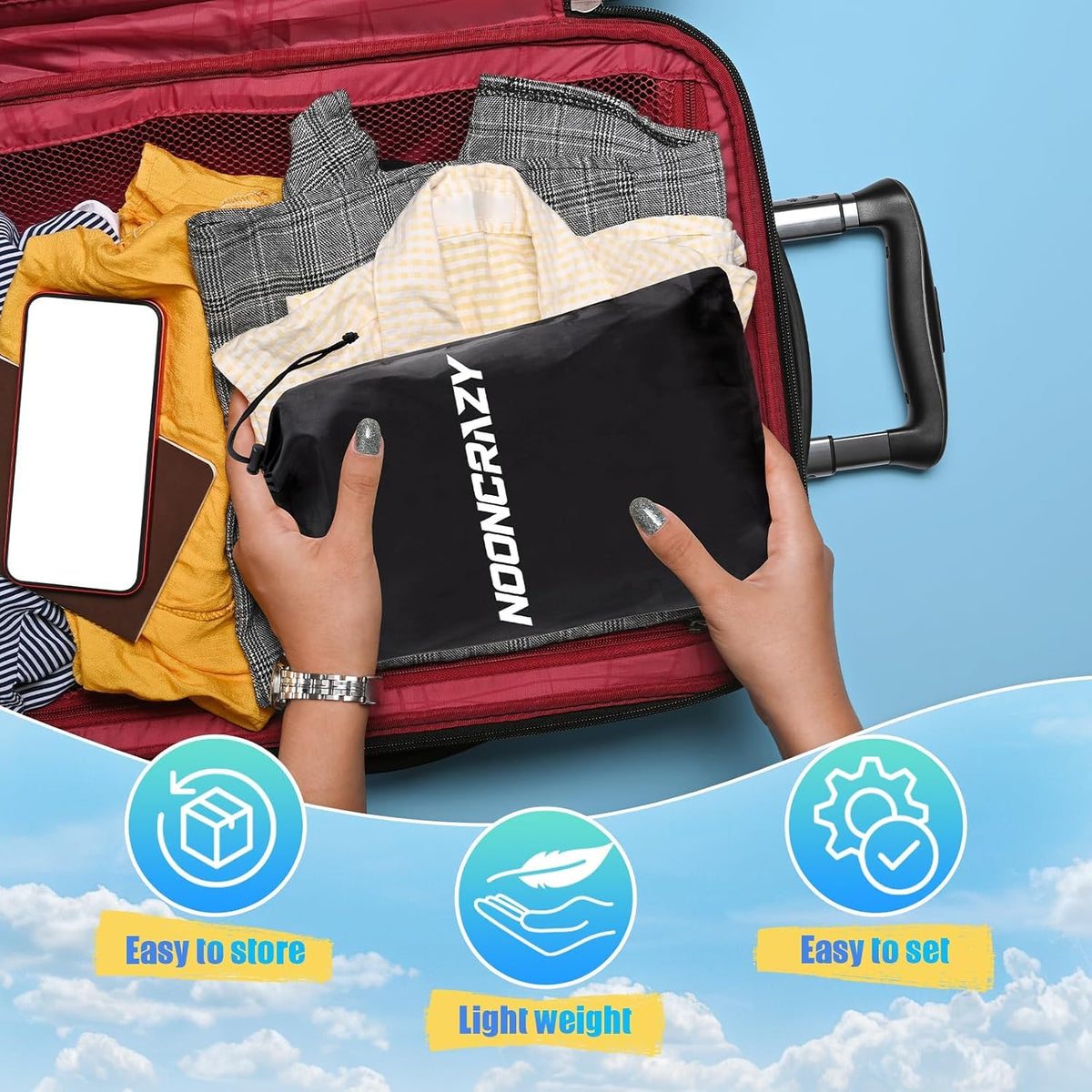 Airplane Foot Fammock, No Collapse Thickened Bamboo Plane Foot Rest Travel